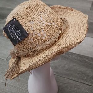 nwt Wallaroo Tina Straw Cowboy Sun Hat